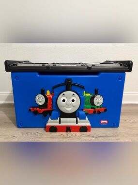 Little Tikes Tykes Thomas The Tank Engine Train Friends Toy Box Toybox Track EUC